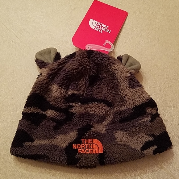 north face bear beanie
